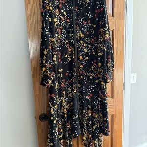 Karl Lagerfeld Floral maxi dress with Long Sleeve